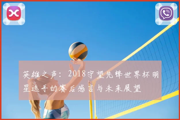 英雄之声：2018守望先锋世界杯明星选手的赛后感言与未来展望
